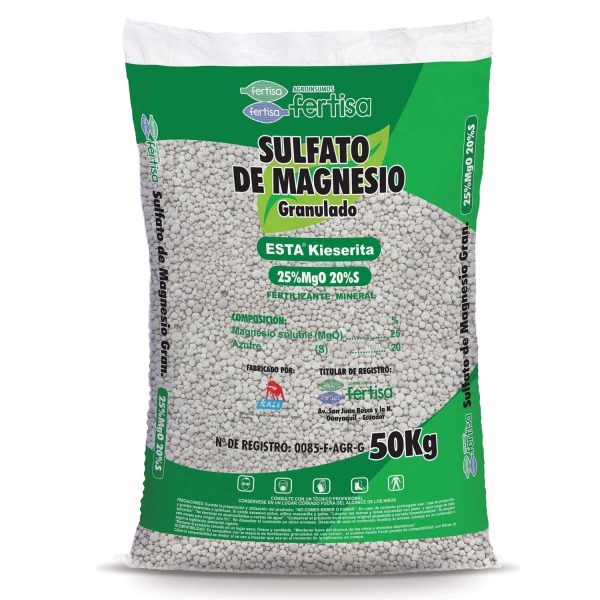 Sulfato de Magnesio Kieserita - Fertilizante especial