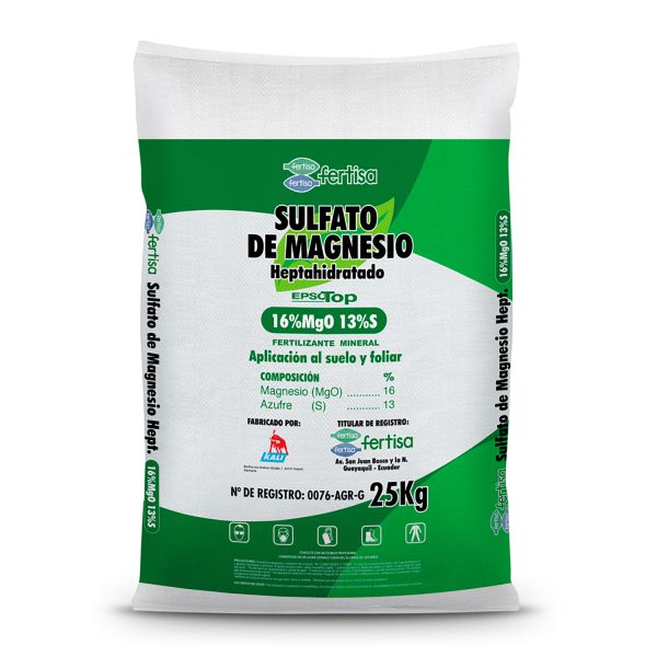 Sulfato de Magnesio - Fertilizante especial