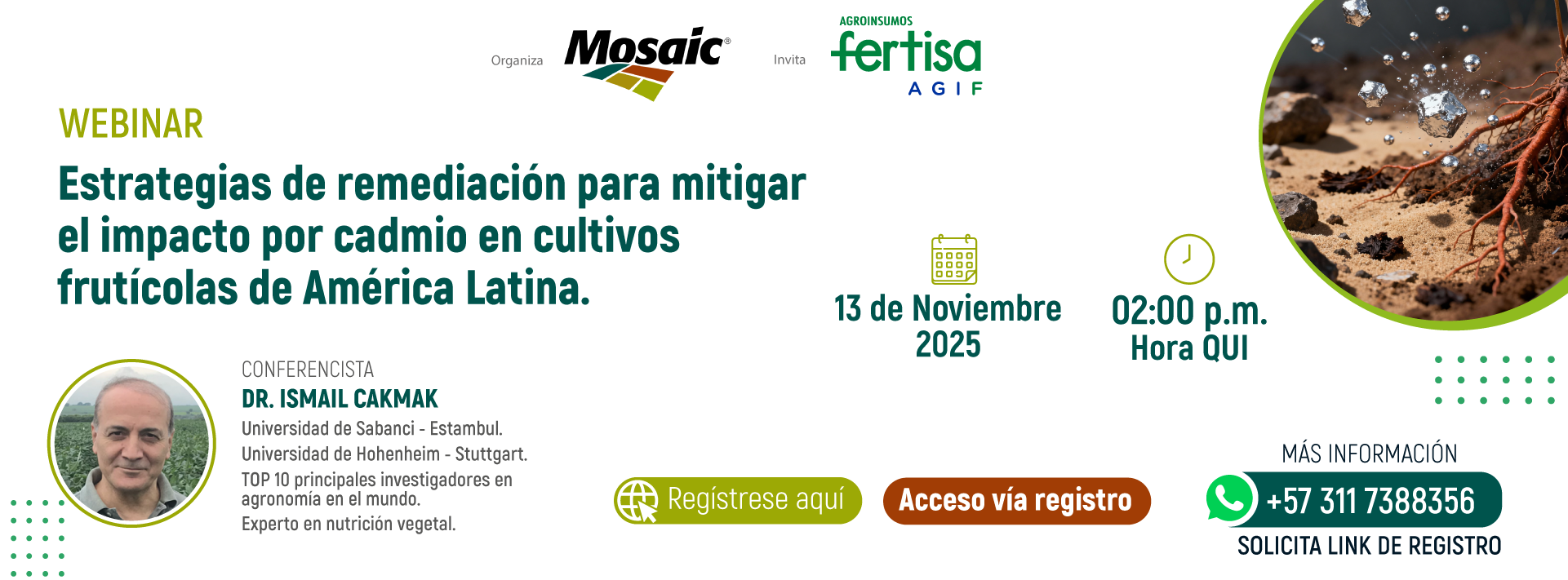 Participa en la webinar 